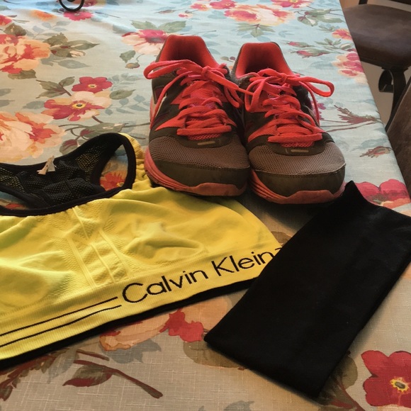 Nike Shoes Nike Tennis Shoes C Klein Sports Bra Head Band Poshmark